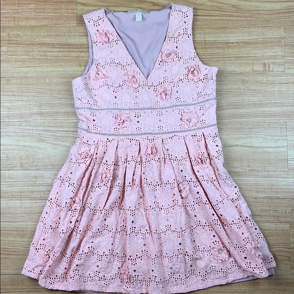 michael kors pink dress